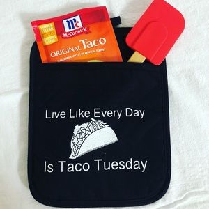 Every Day is Like Taco Tuesday Pot Holder Gift Pack